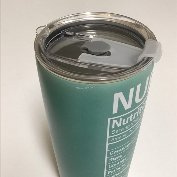Nurse Travel Mug Tumbler Coffee Cup Lid Double Wall Vacuum 20 oz Aqua Stainless - Picture 16 of 16